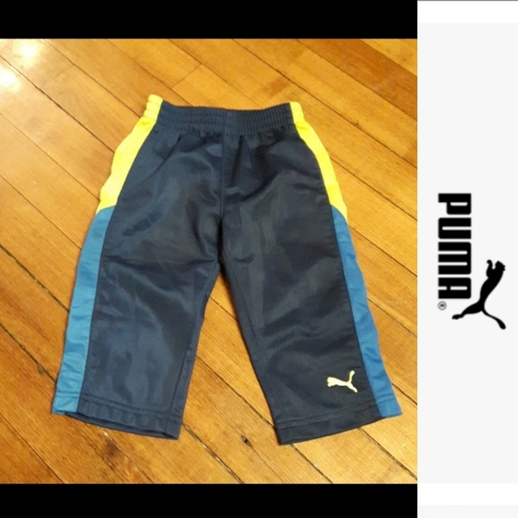 size 12M puma jogging pants blue and yellow - Picture 6 of 6